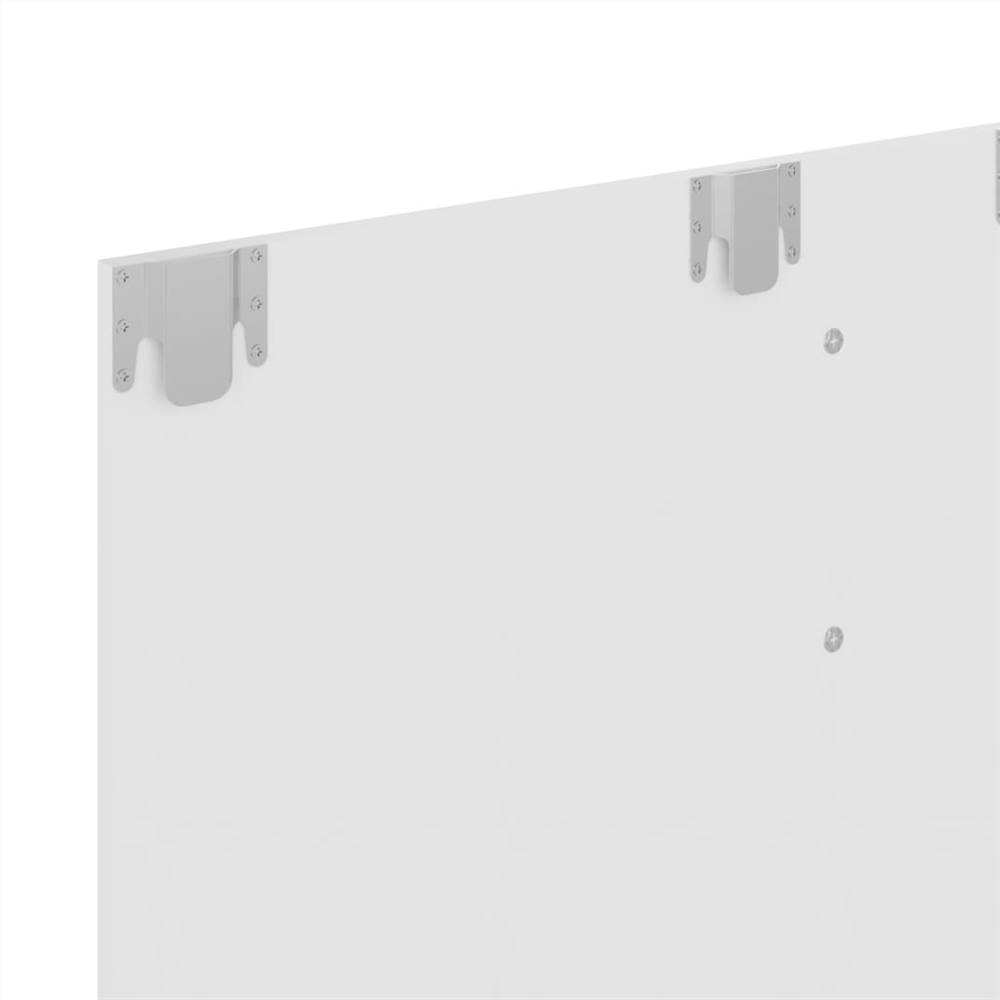 Wall TV Cabinet White 102x23.5x90 cm Chipboard