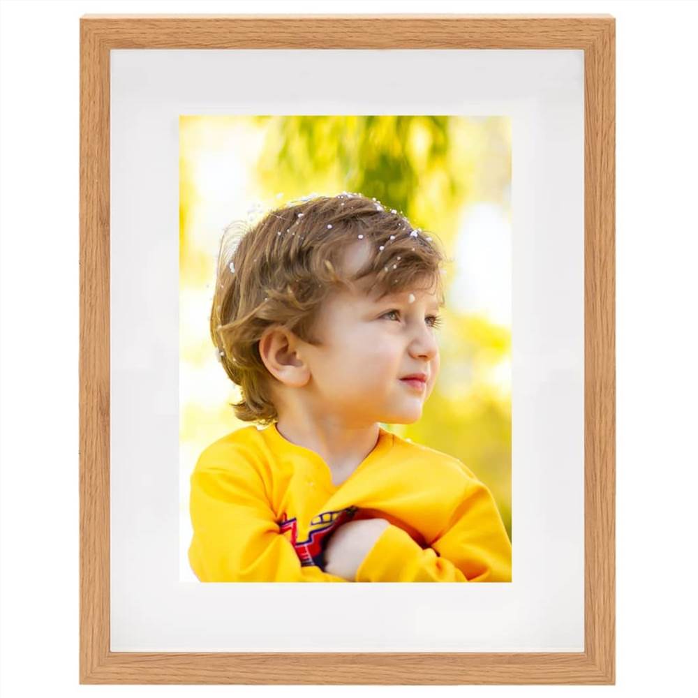 3D Box Photo Frames 3 pcs Oak 21x29.7 cm for 15x20 cm Picture