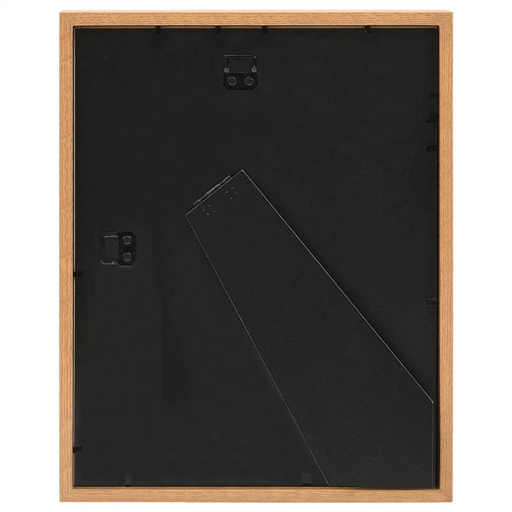 3D Box Photo Frames 3 pcs Oak 21x29.7 cm for 15x20 cm Picture