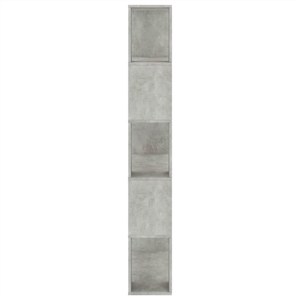 Book Cabinet/Room Divider Concrete Grey 80x24x159 cm Chipboard
