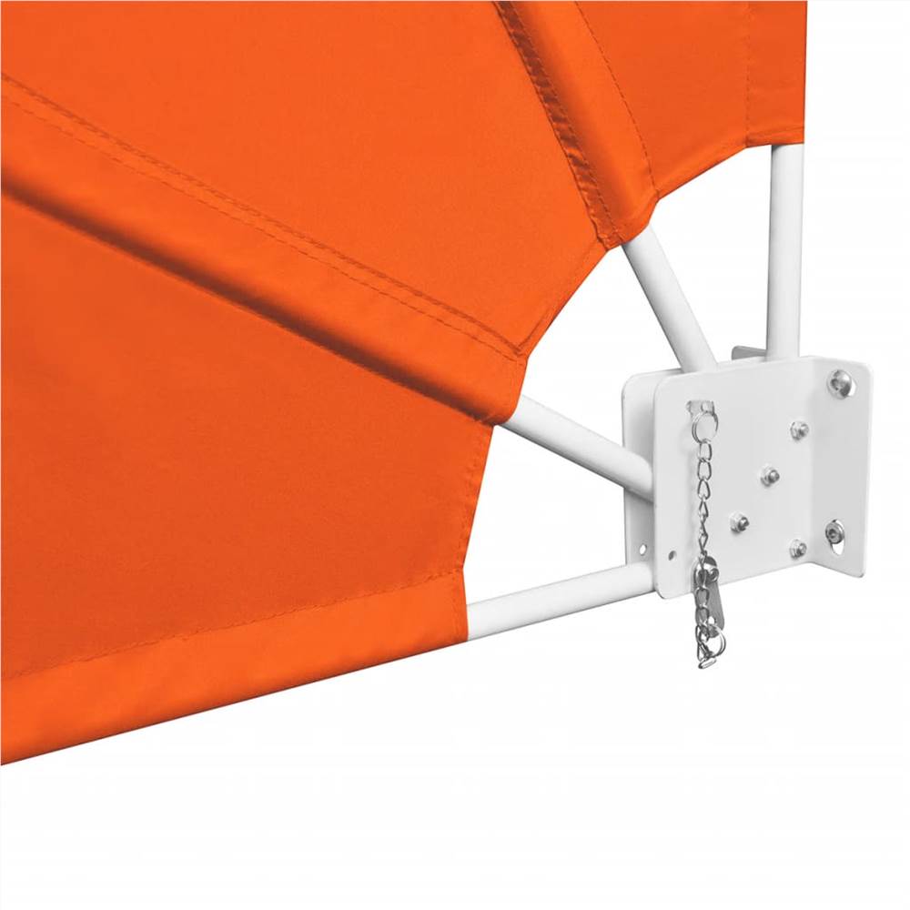 Collapsible Balcony Side Awning Terracotta 160x240 cm