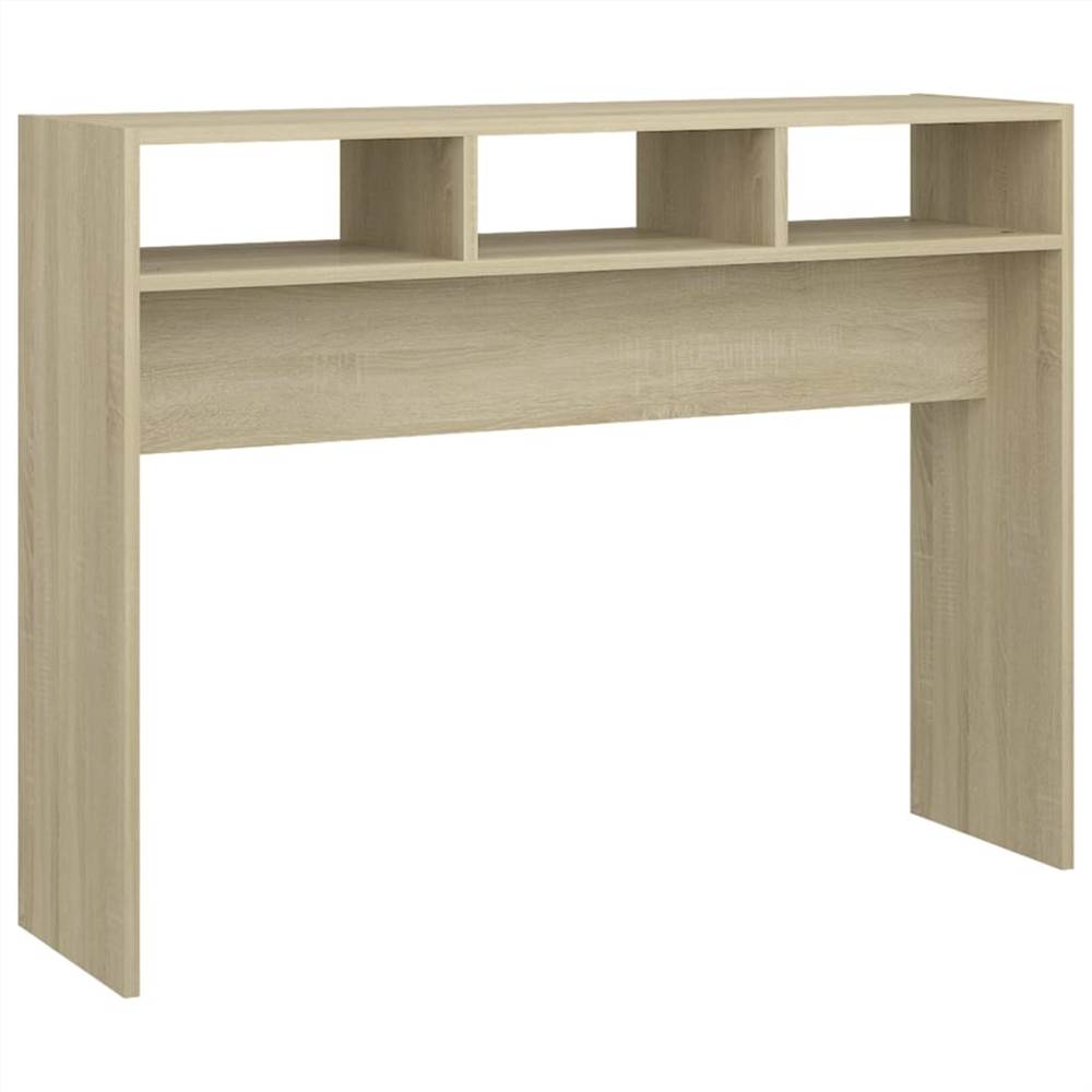 Console Table Sonoma Oak 105x30x80 cm Chipboard