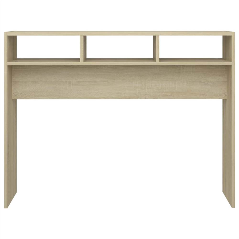 Console Table Sonoma Oak 105x30x80 cm Chipboard
