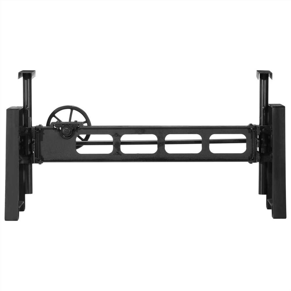 Dining Table Base Height Adjustable 150x60x90 cm Cast Iron
