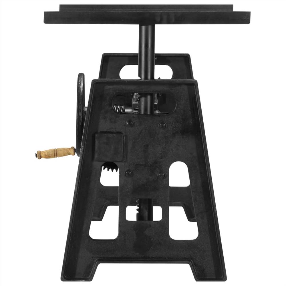 Dining Table Base Height Adjustable 150x60x90 cm Cast Iron