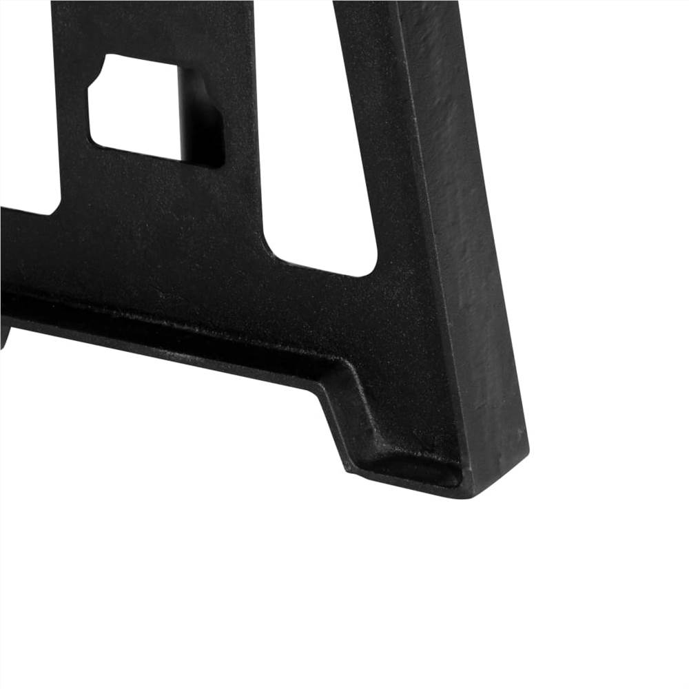 Dining Table Base Height Adjustable 150x60x90 cm Cast Iron