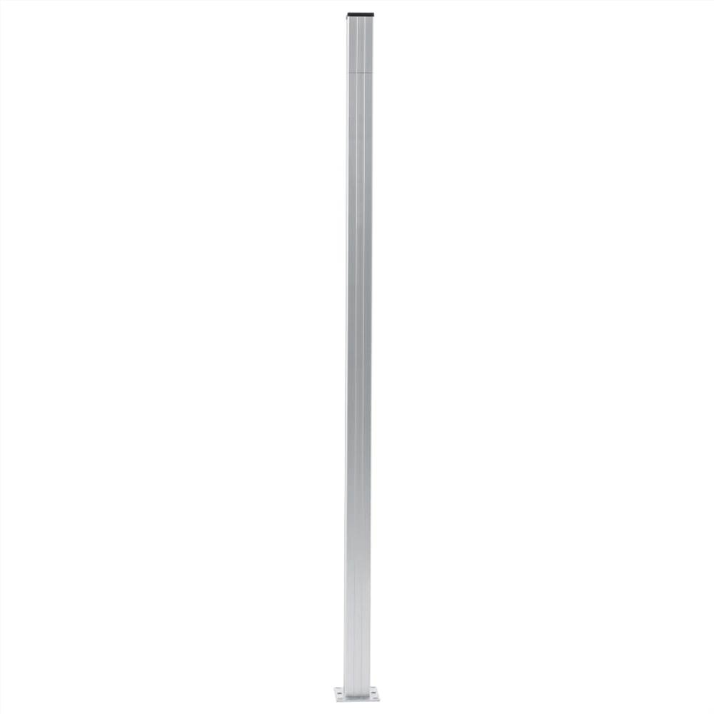 Fence Posts 3 pcs Aluminium 185 cm