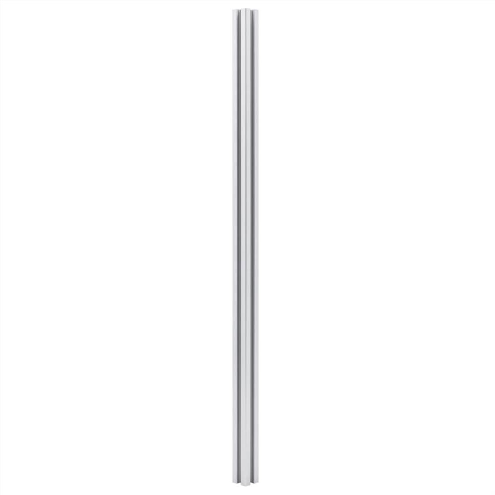Fence Posts 3 pcs Aluminium 185 cm