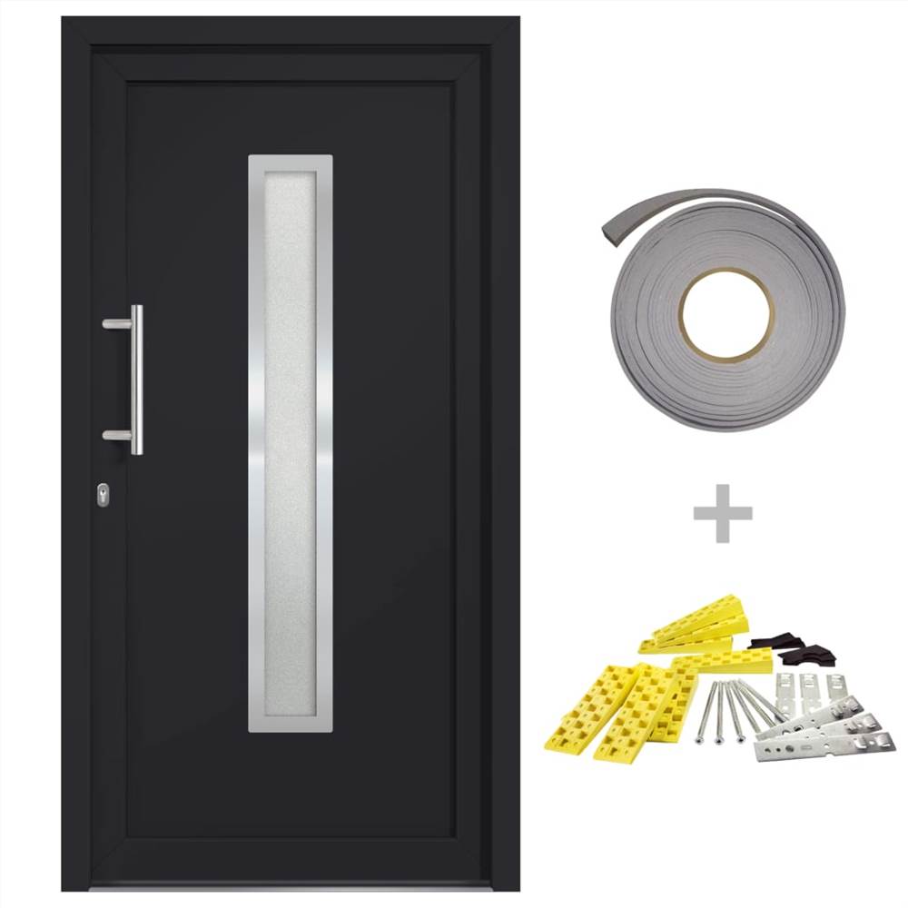 Front Door Anthracite 98x190 cm