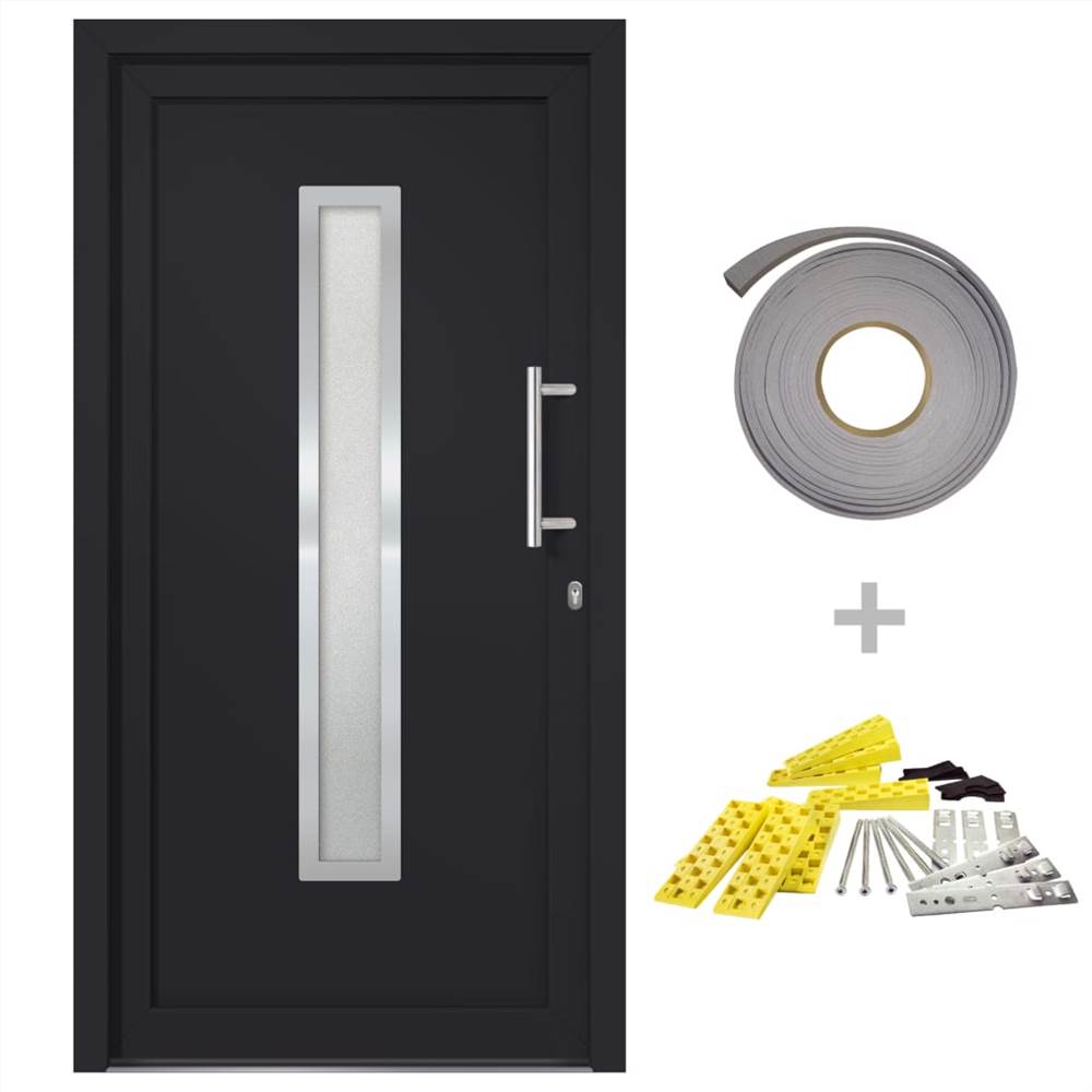 Front Door Anthracite 98x200 cm