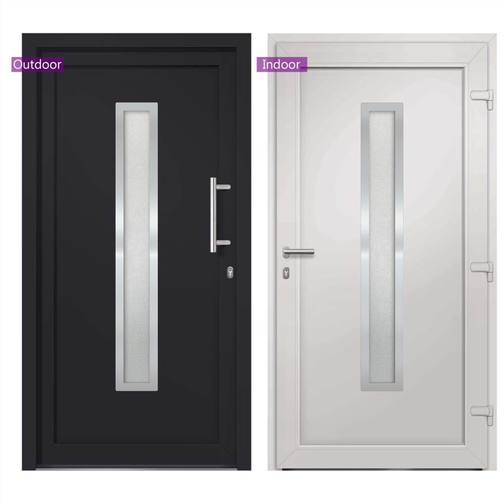 Front Door Anthracite 98x200 cm