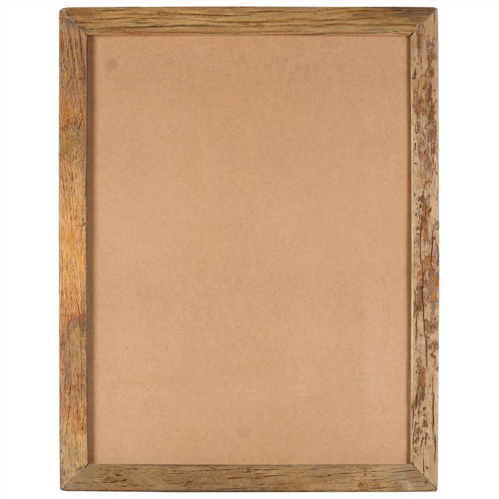 Photo Frames 2 pcs 50x70 cm Solid Reclaimed Wood and Glass