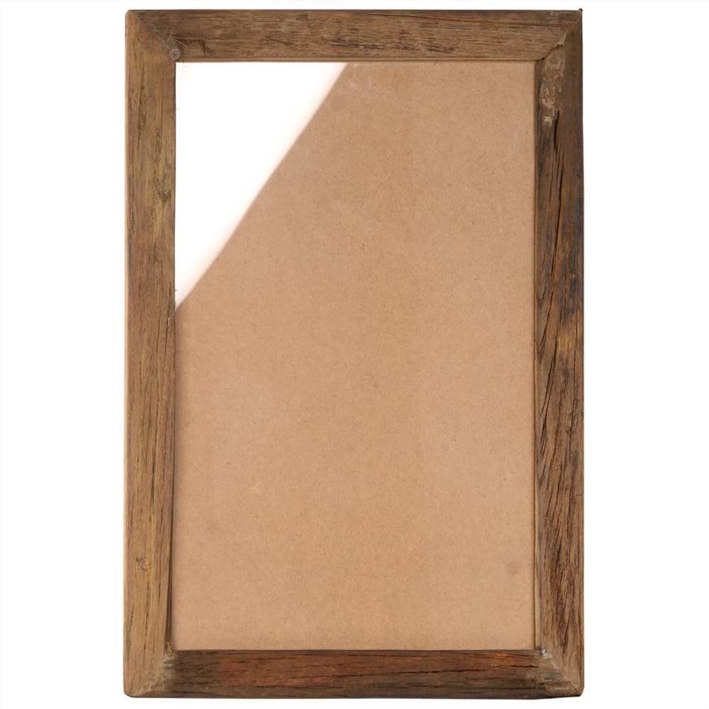 Photo Frames 2 pcs 50x70 cm Solid Reclaimed Wood and Glass
