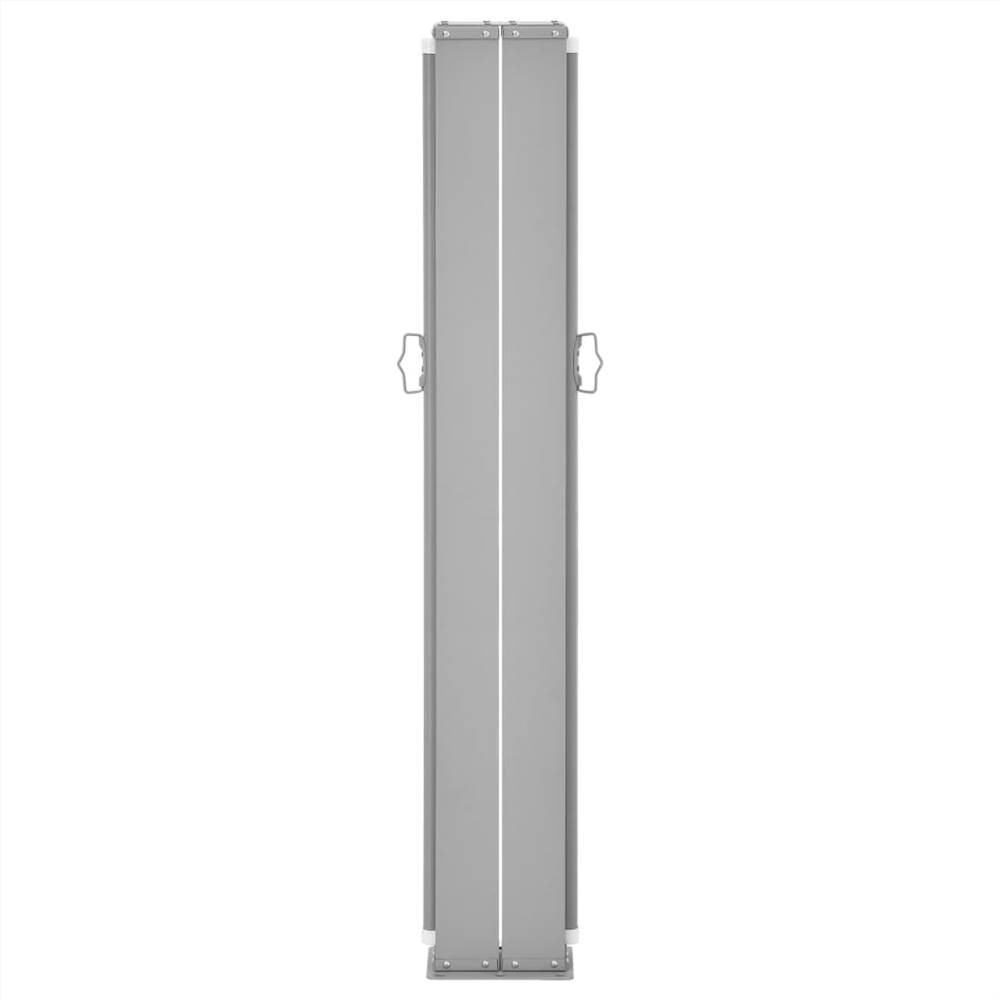 Retractable Side Awning Brown 140x1000 cm