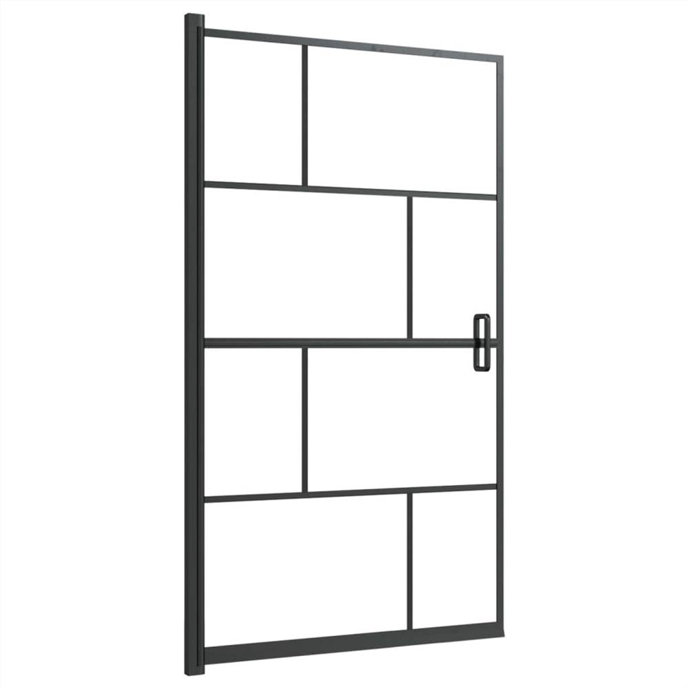 Shower Enclosure ESG 80x140 cm Black
