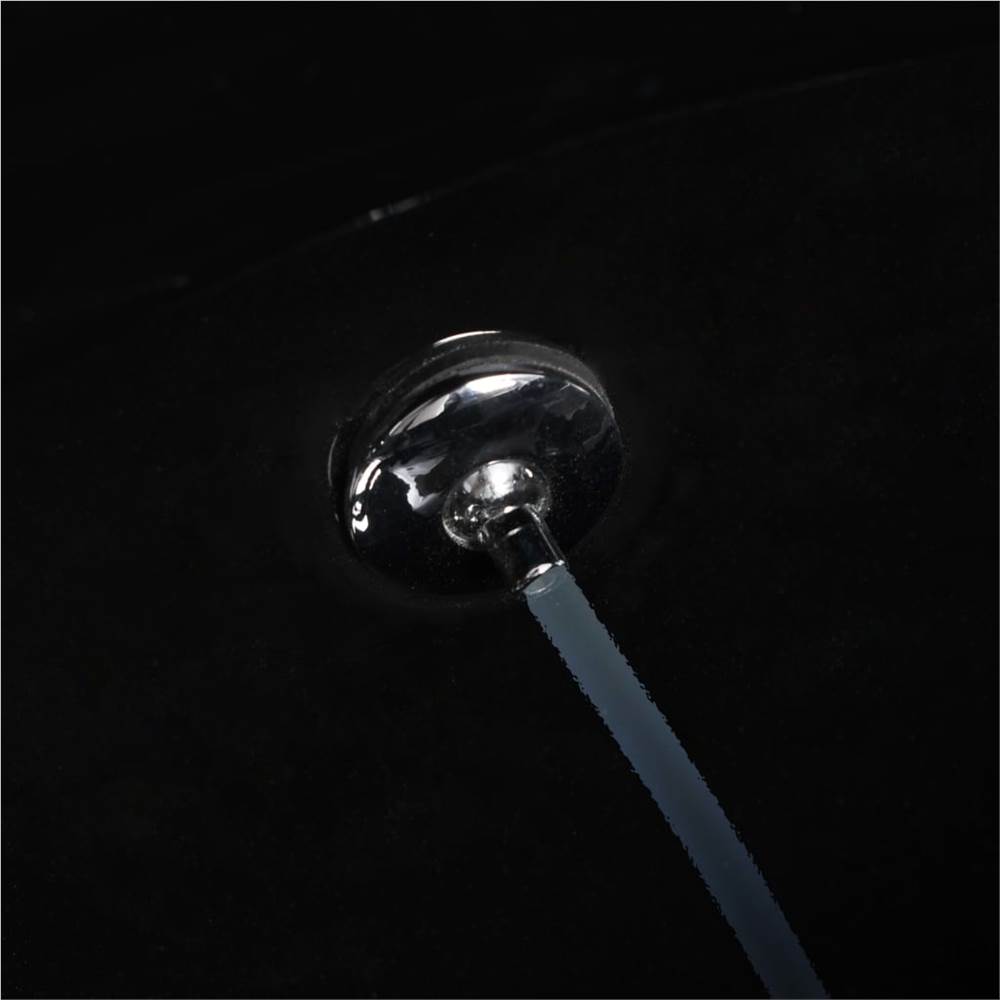 Wall Hung Rimless Toilet with Concealed Cistern Ceramic Black
