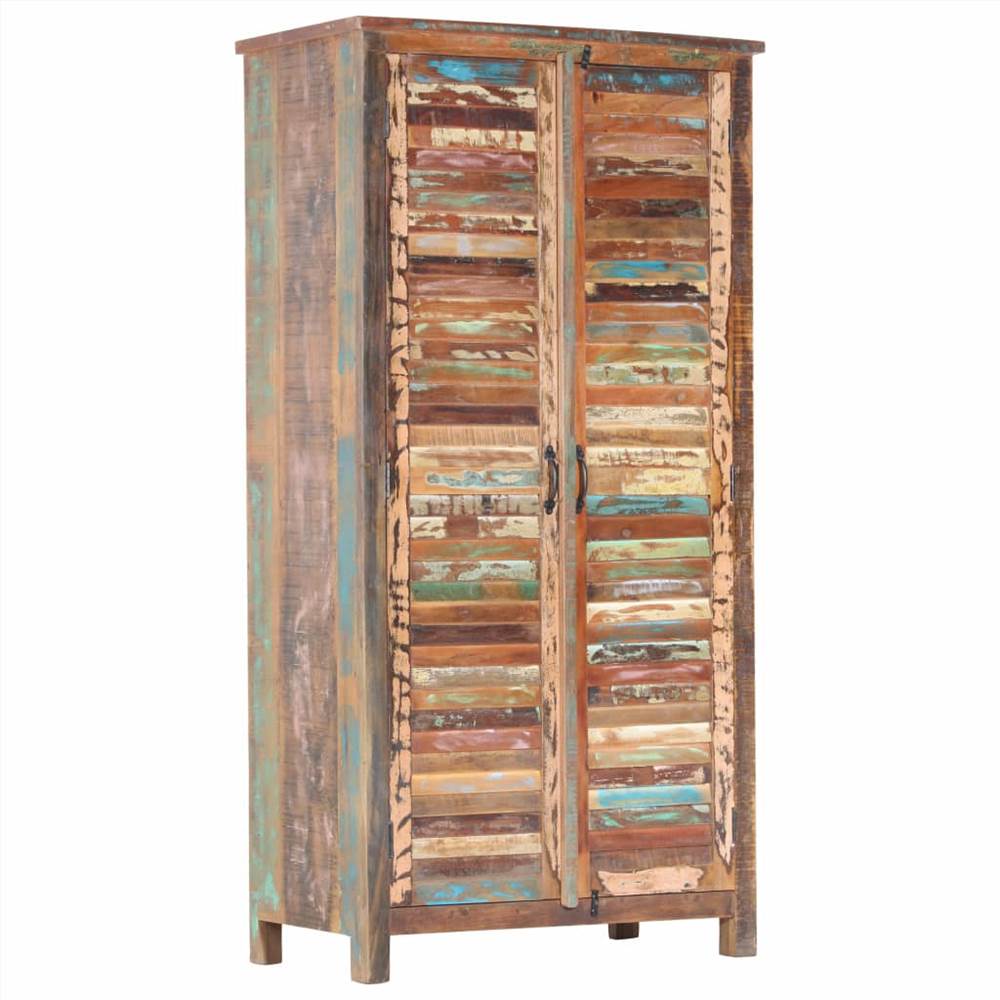 Wardrobe 90x50x180 cm Solid Reclaimed Wood
