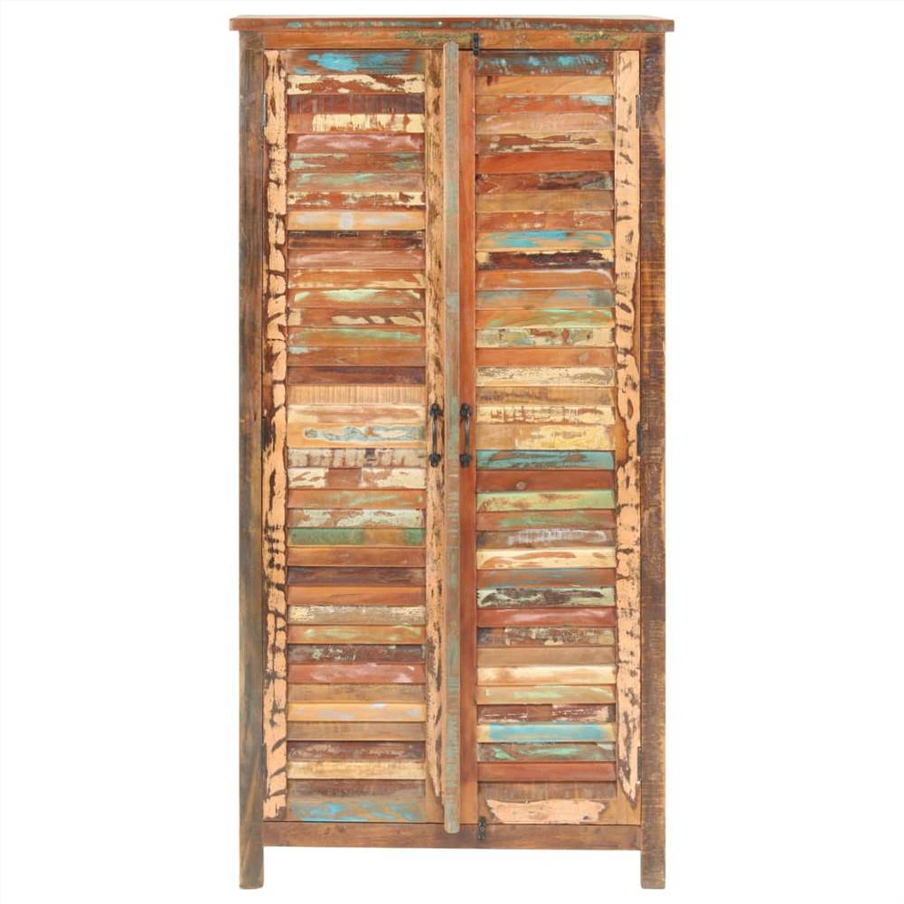 Wardrobe 90x50x180 cm Solid Reclaimed Wood