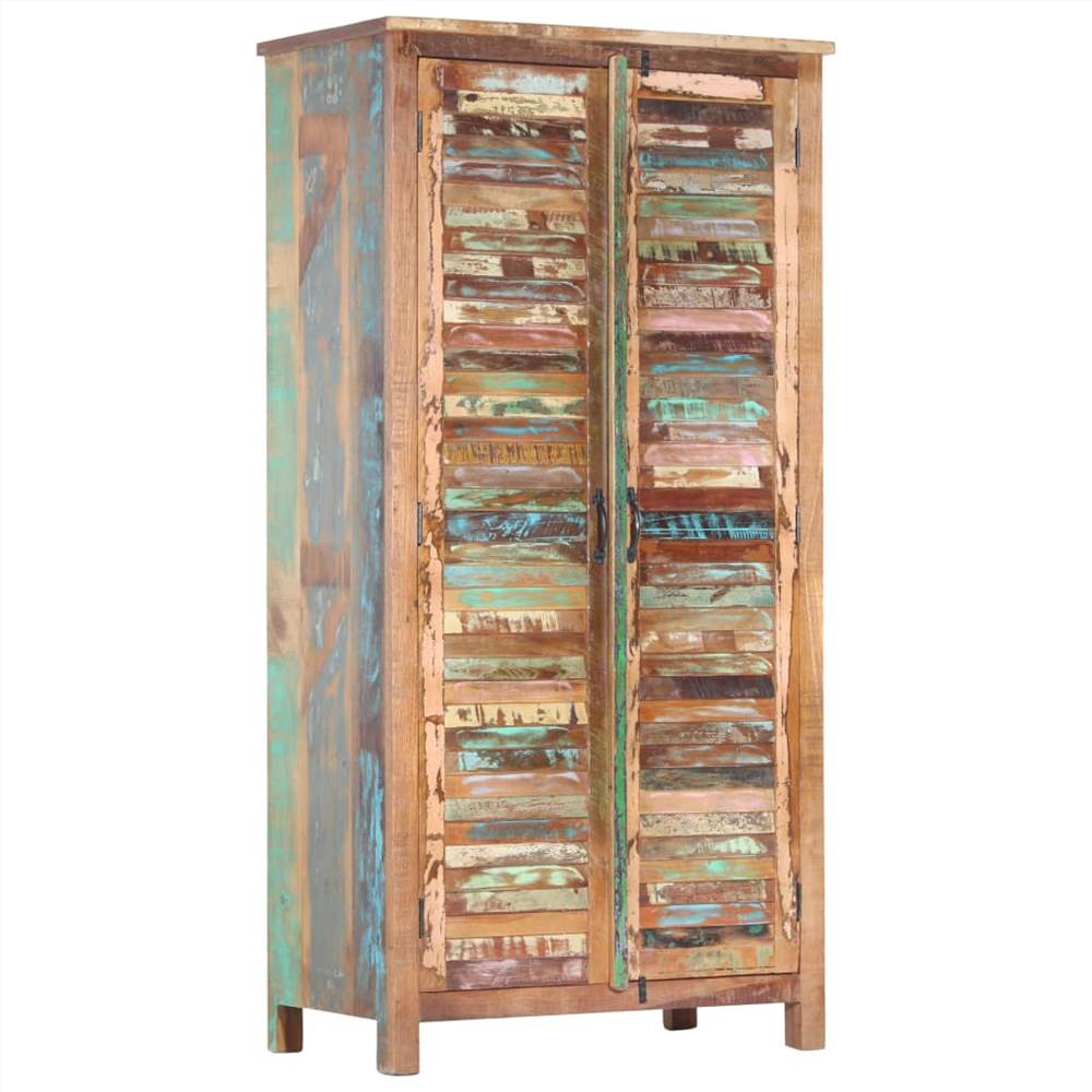 Wardrobe 90x50x180 cm Solid Reclaimed Wood