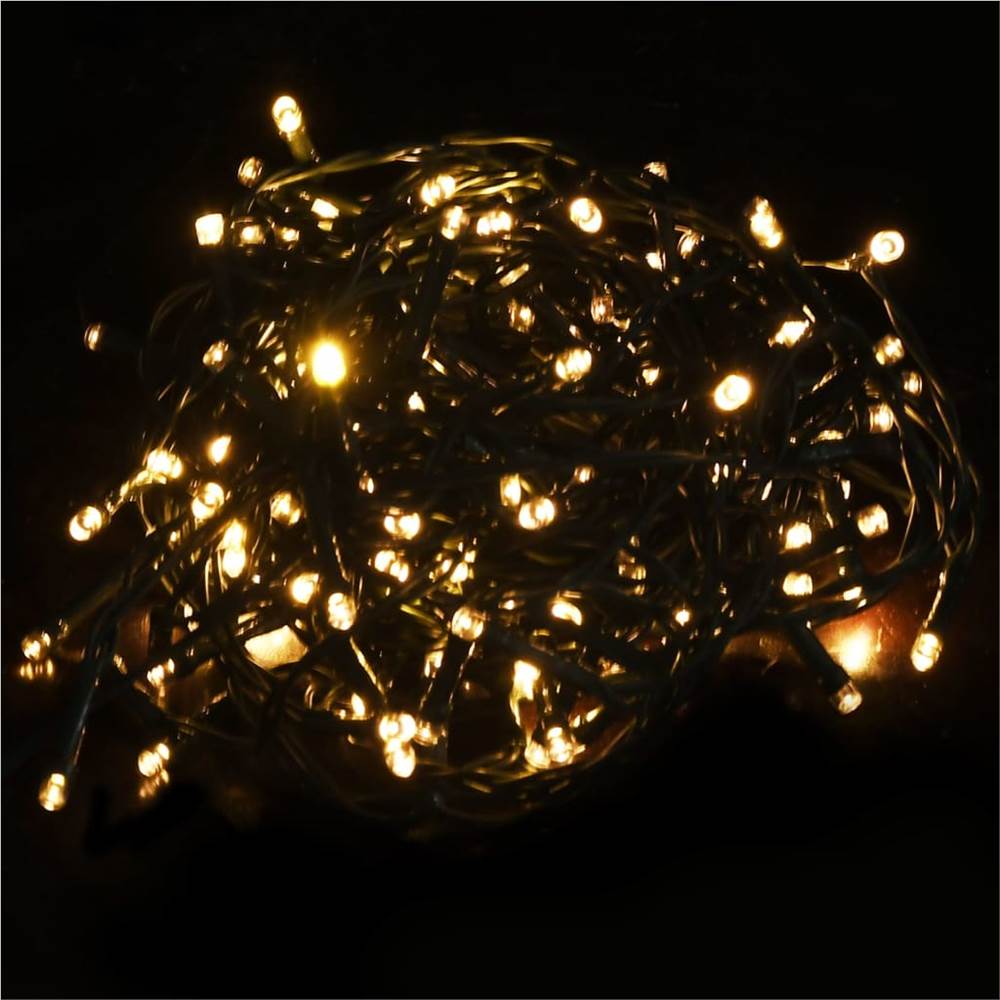 Artificial Christmas Tree with LEDs L 240 cm Green