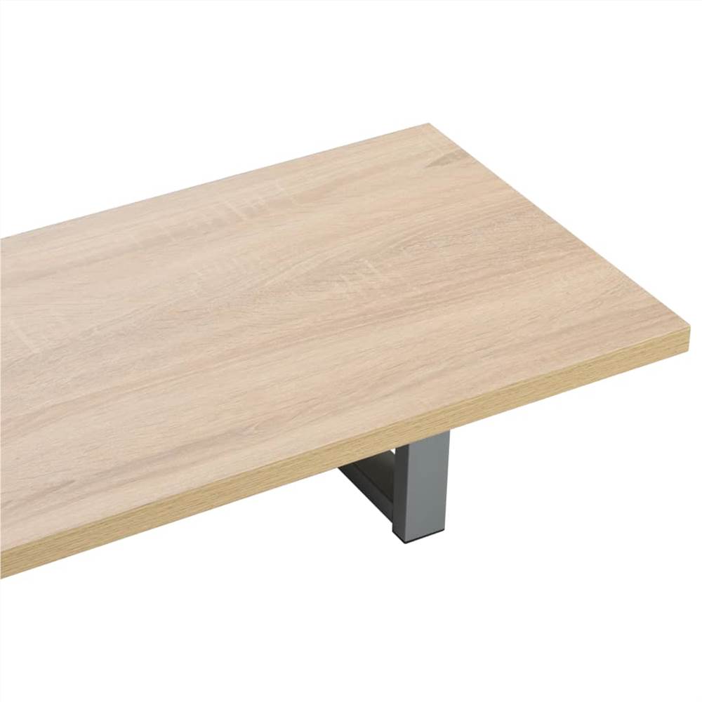 Bathroom Wall Shelf for Basin Oak 120x40x16.3 cm