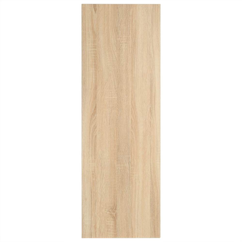 Bathroom Wall Shelf for Basin Oak 120x40x16.3 cm