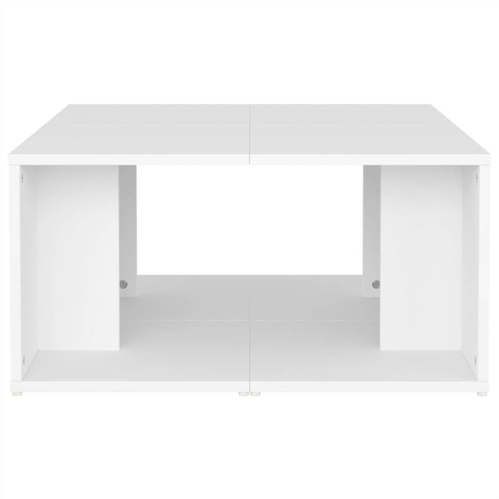 Coffee Tables 4 pcs White 33x33x33 cm Chipboard