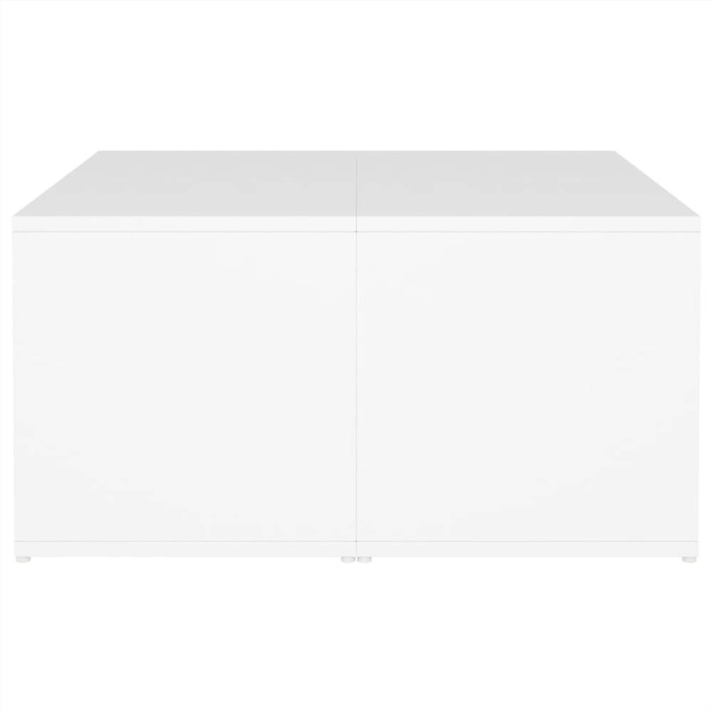 Coffee Tables 4 pcs White 33x33x33 cm Chipboard