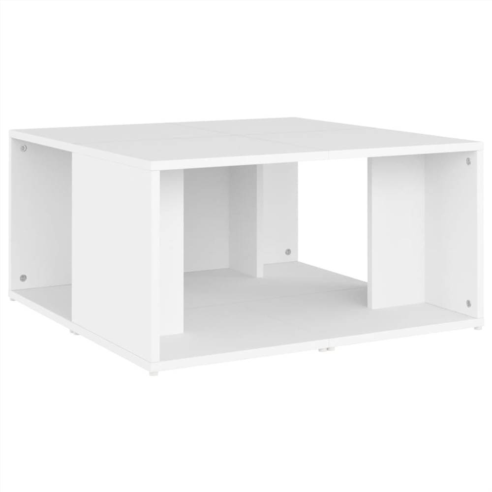 Coffee Tables 4 pcs White 33x33x33 cm Chipboard