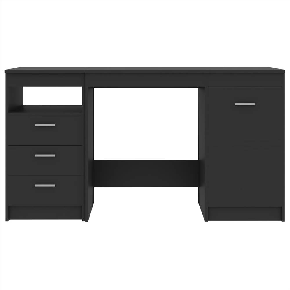 Desk Grey 140x50x76 cm Chipboard