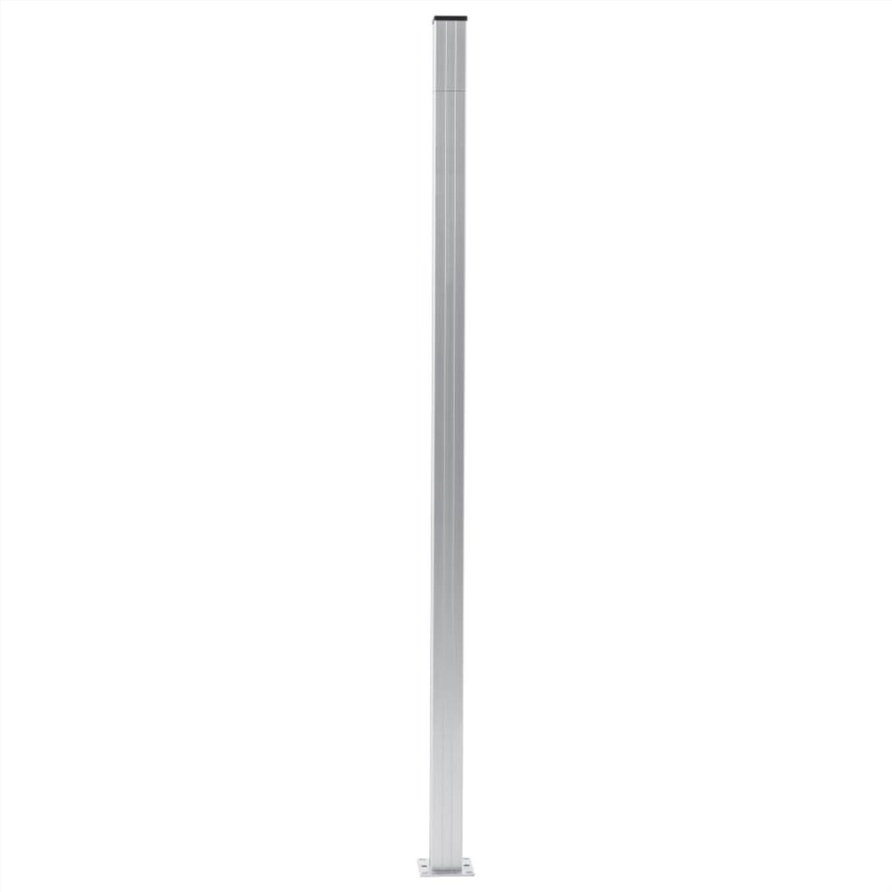 Fence Posts 2 pcs Aluminium 185 cm