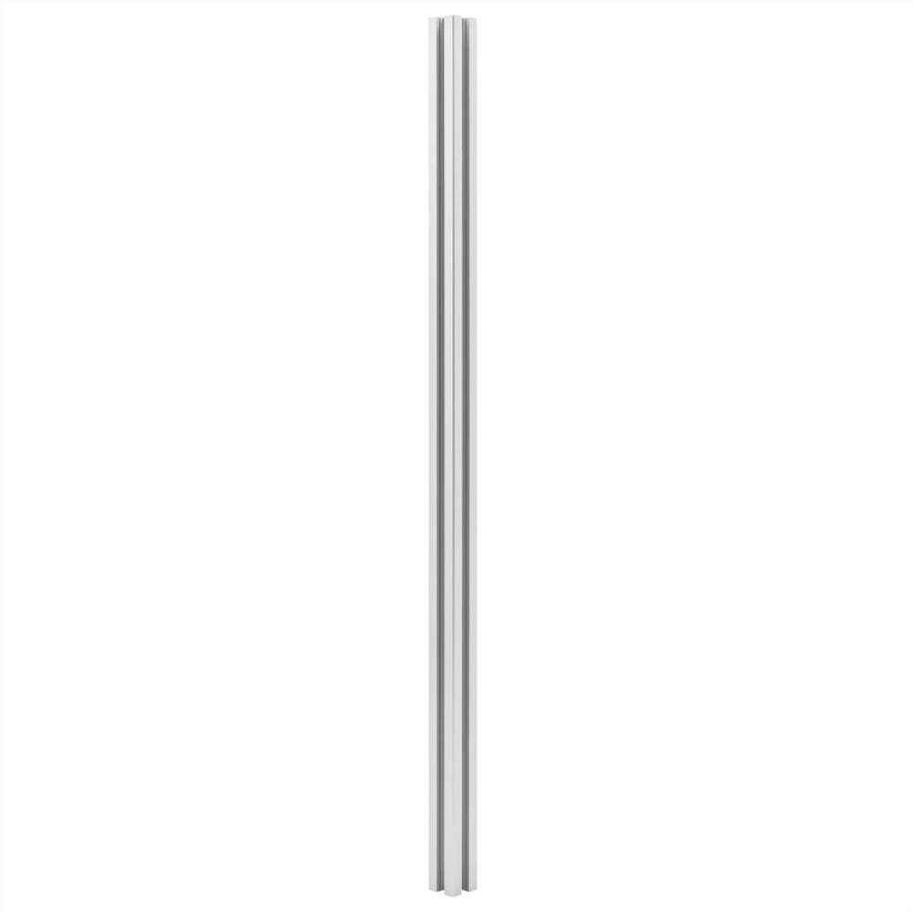 Fence Posts 2 pcs Aluminium 185 cm