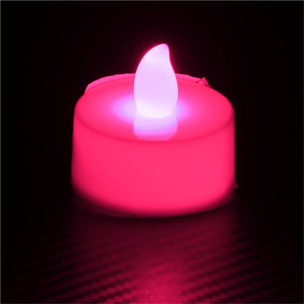 Flameless Electric Tea Lights LED Candles 100 pcs Colourful