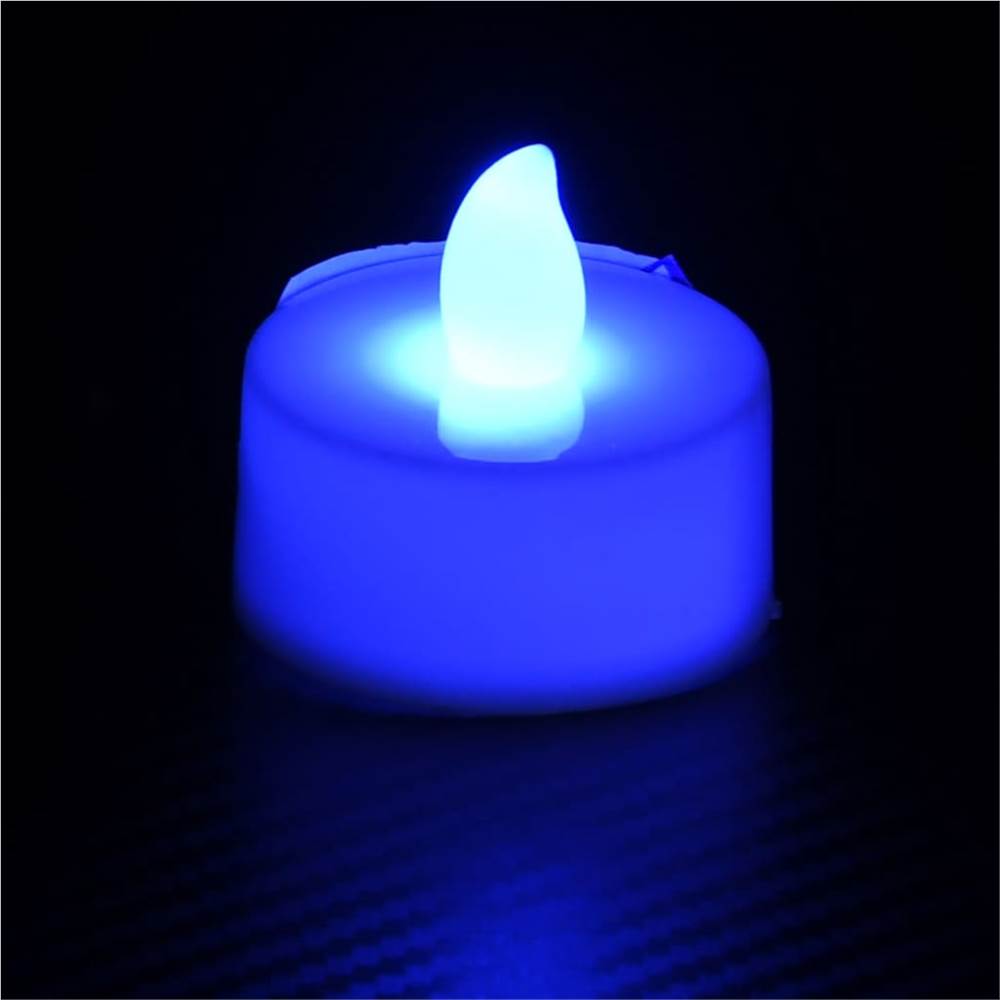 Flameless Electric Tea Lights LED Candles 100 pcs Colourful