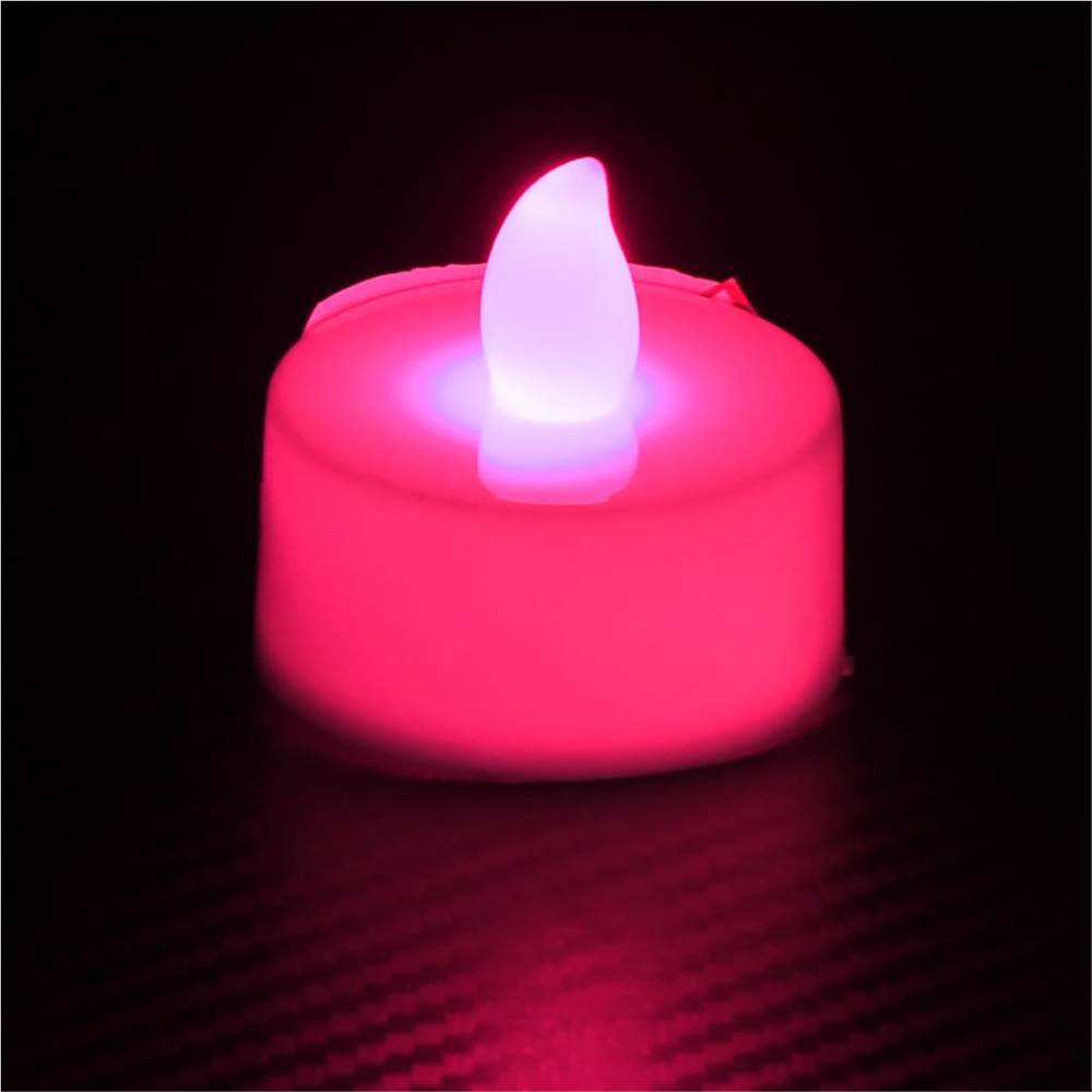 Flameless Electric Tea Lights LED Candles 20 pcs Colourful