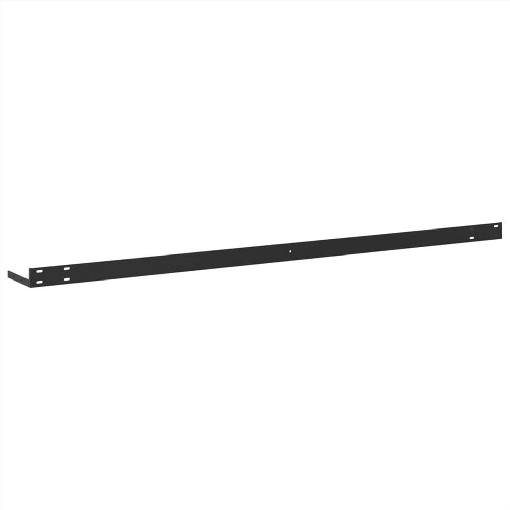 Floating Wall Shelves 2 pcs Blue 120x23.5x3.8 cm MDF