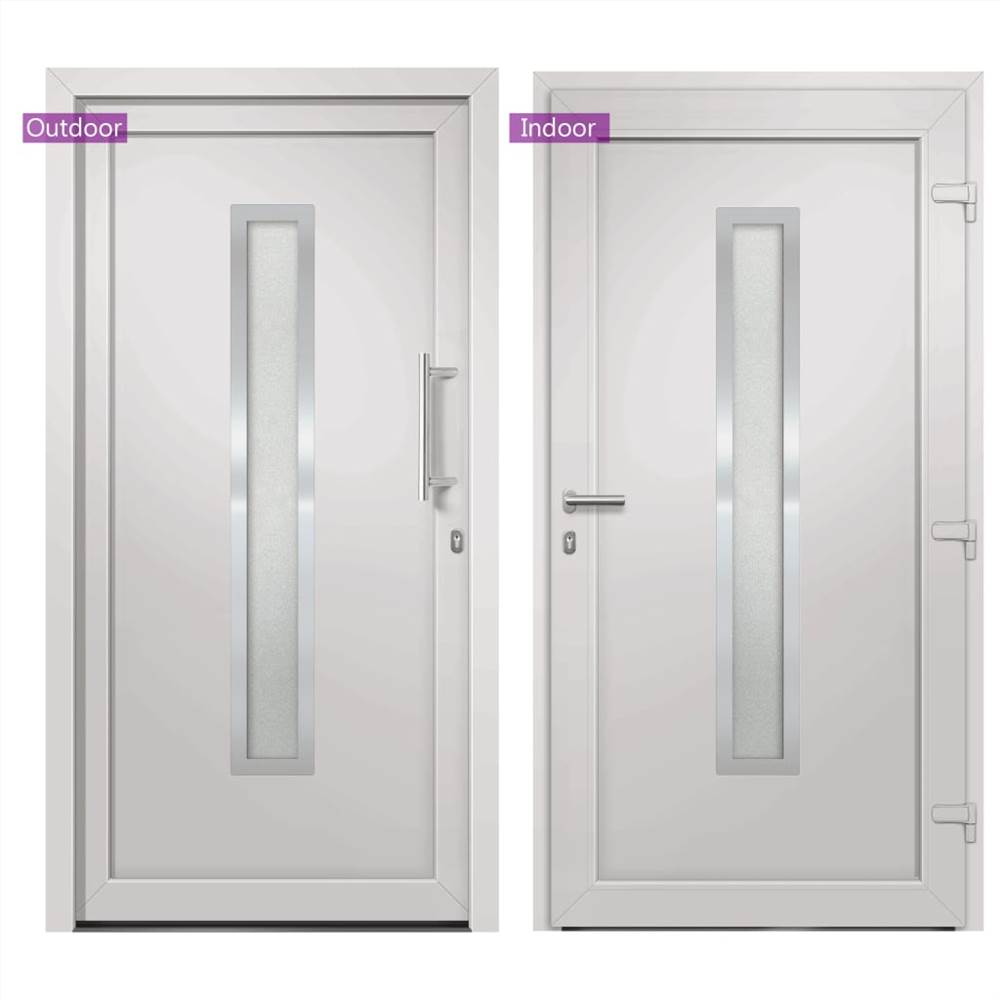 Front Door White 88x200 cm