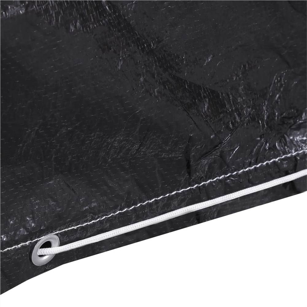 Garden Furniture Covers 2 pcs 6 Eyelets 160x80x75 cm