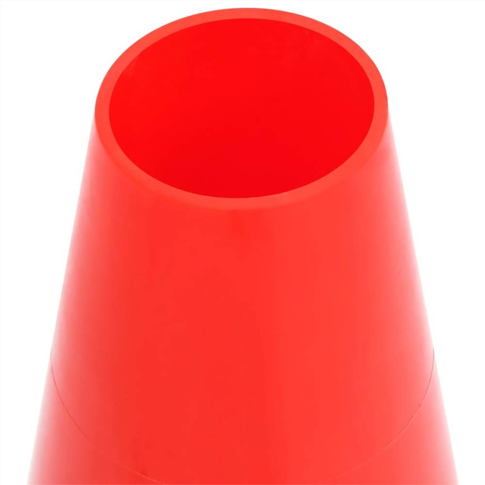 Reflective Traffic Cones 4 pcs Red and White 50 cm