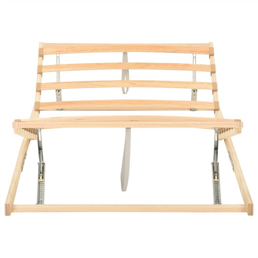 Slatted Bed Base with 13 Slats Adjustable Head & Foot 90x200 cm