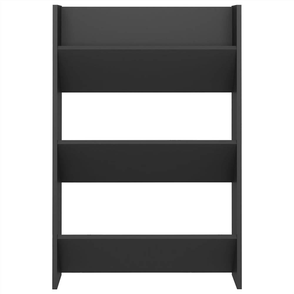 Wall Shoe Cabinet Grey 60x18x90 cm Chipboard