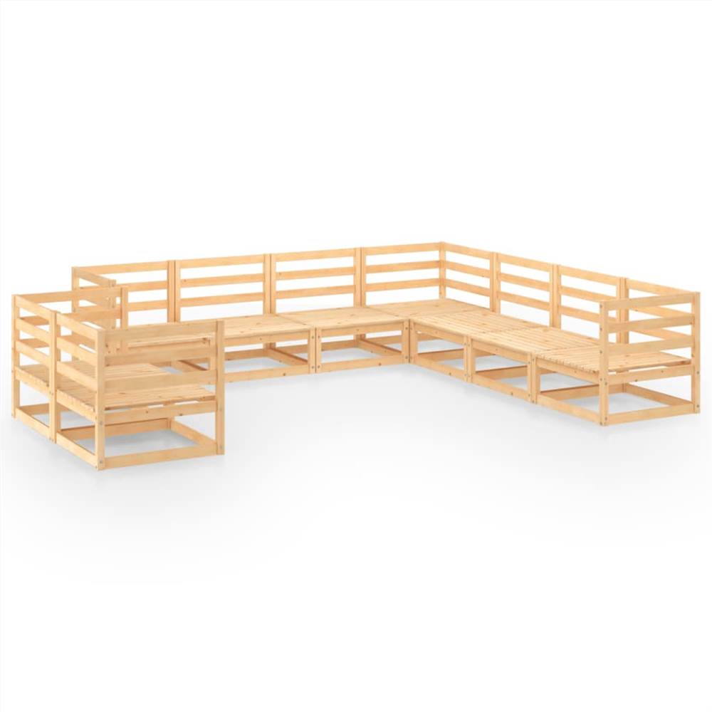 3075914 9 Piece Garden Lounge Set Solid Pinewood (2x805675+805680+805705) 
3075914 9 Piece Garden Lounge Set Solid Pinewood (2x805675+805680+805705)