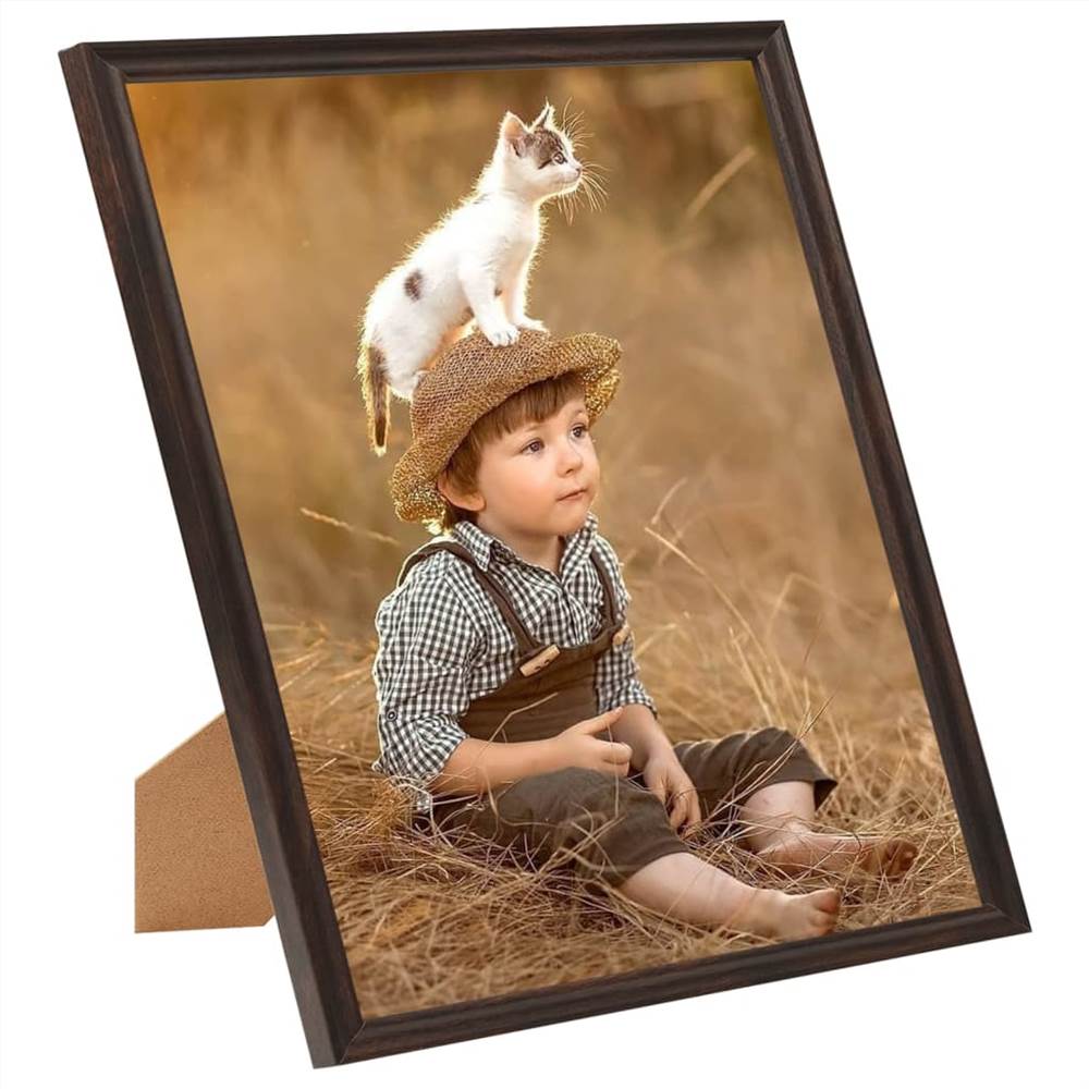Photo Frames Collage 3 pcs for Wall or Table Black 40x40 cm MDF
