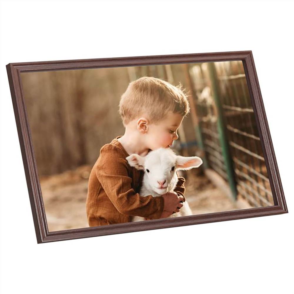 Photo Frames Collage 5 pcs for Wall or Table Brown 50x70 cm MDF