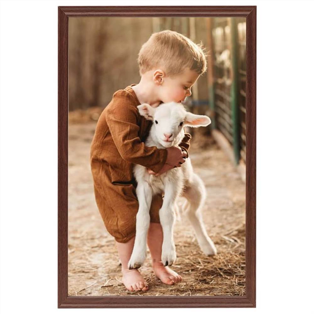 Photo Frames Collage 5 pcs for Wall or Table Brown 50x70 cm MDF