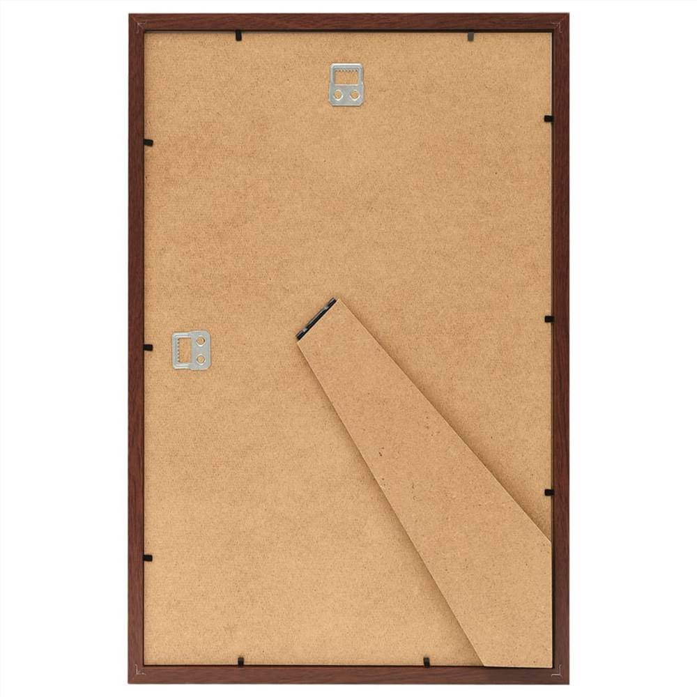 Photo Frames Collage 5 pcs for Wall or Table Brown 50x70 cm MDF