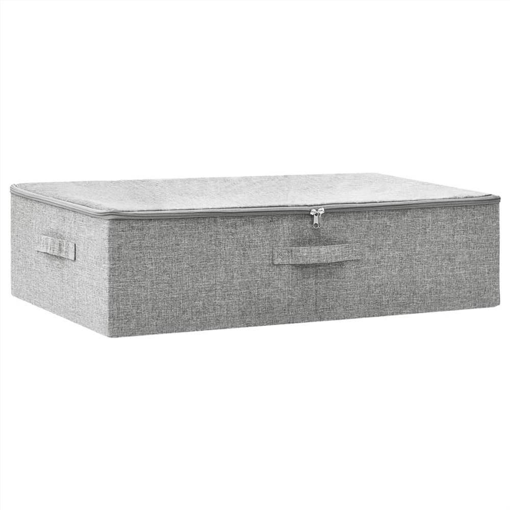 Storage Box Fabric 70x40x18 cm Grey