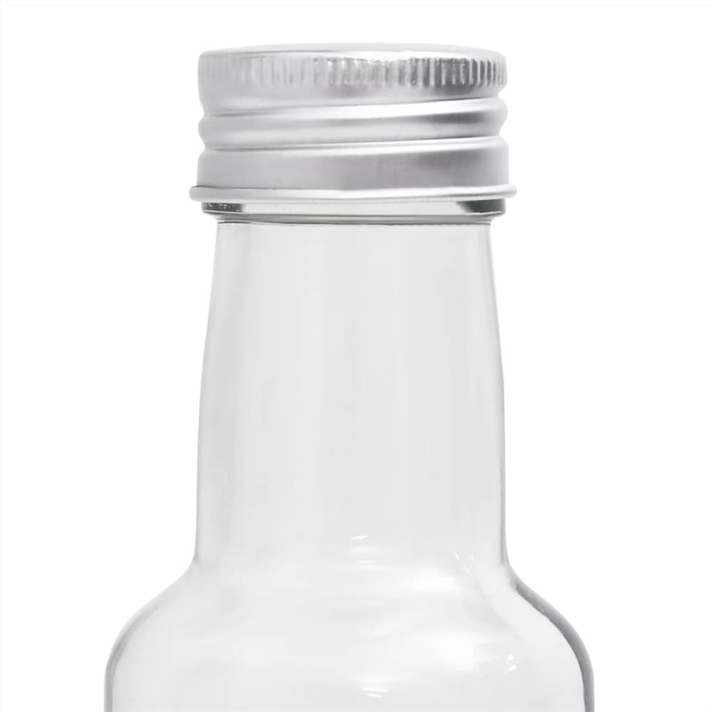150715 Small Glass Bottles 260 ml with Screw Cap 20 pcs