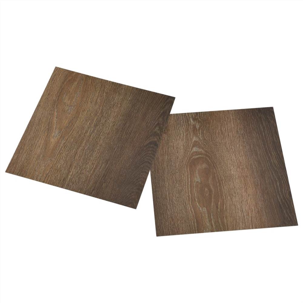 330150 Self-adhesive Flooring Planks 20 pcs PVC 1,86 m² Brown