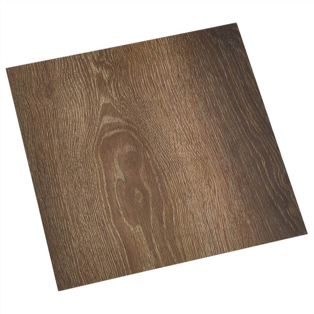 330150 Self-adhesive Flooring Planks 20 pcs PVC 1,86 m² Brown